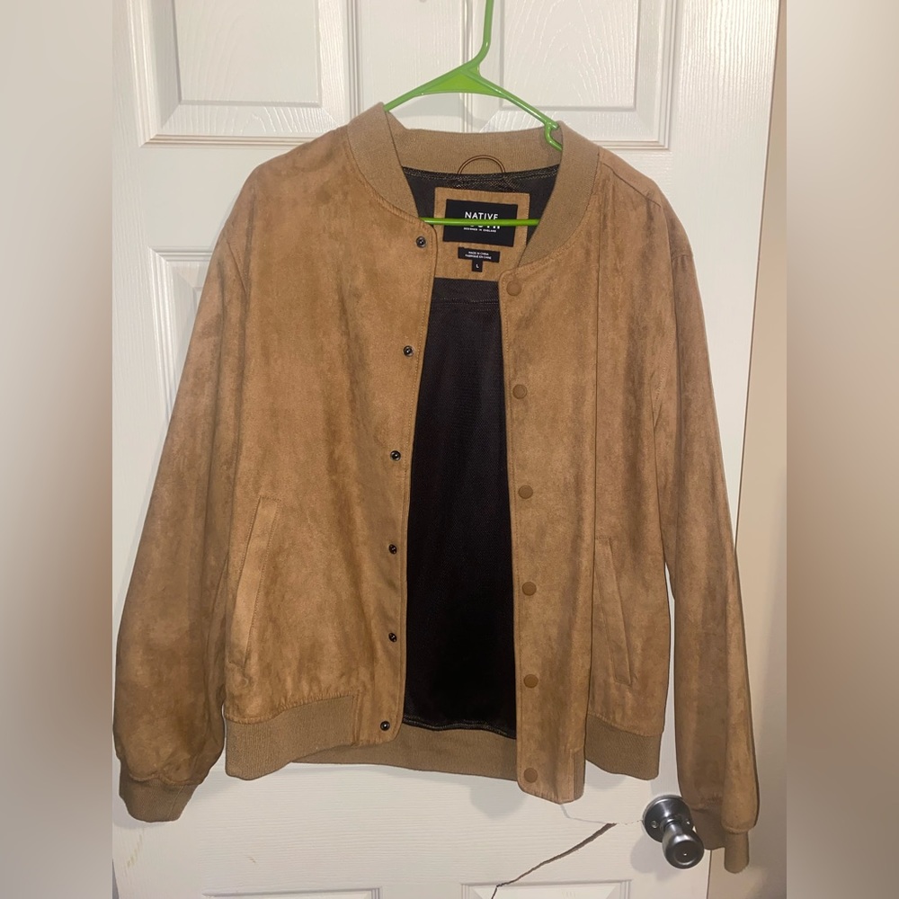 Native Youth Suede Jacket Size L. Never Worn.